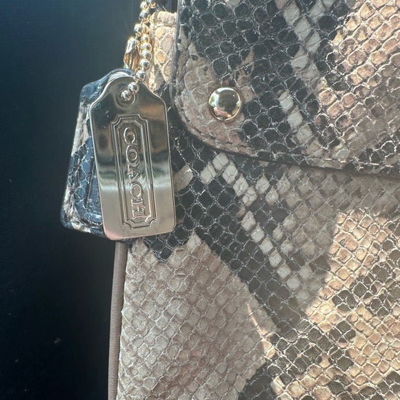 Coach Kristin Python embossed crossbody. - Picture 2 of 4